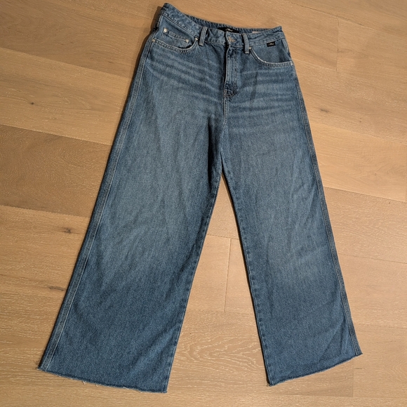 Mavi High Rise Wide Leg Miami 100 Organic Cotton Women's Jeans Size 29 - Picture 2 of 9